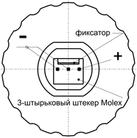 Кислородный сенсор  (кислородный датчик) М-04 (М-04) фирмы Kranz GmbH (Кранц ГмбХ) Германия для медицинского оборудования схема 2